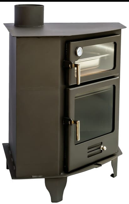 Estufa de Leña con Horno Modelo AZUER