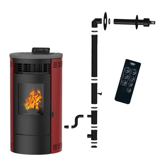 Estufa de pellets Flavia 15 kW Sannover